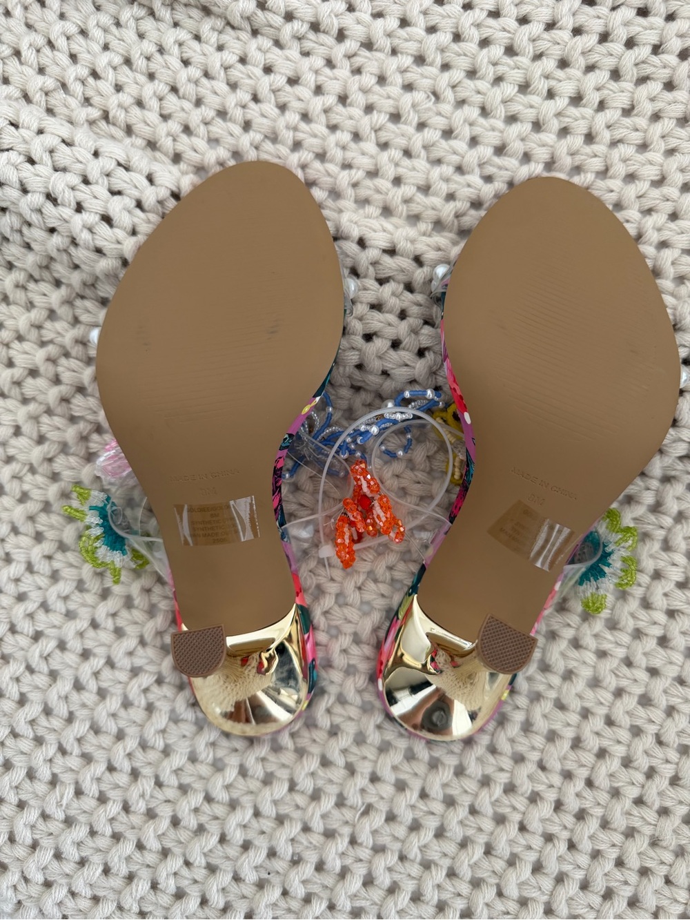 Betsey Johnson Goldiee Slide Sandal in Berry - Picture 6 of 6